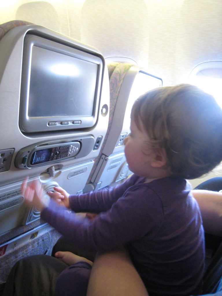 Toddler on a Plane