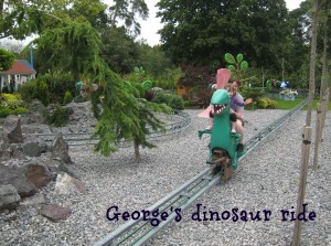 George's Dinosaur Ride at Peppa Pig World