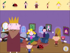 Ben and Holly app sticker book