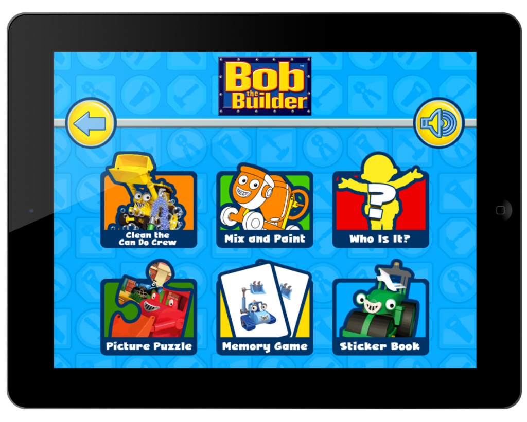 Bob the Builder Play Time Fun Menu