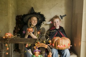 Children in Halloween costume ©National Trust Images Andreas von Einsiedel