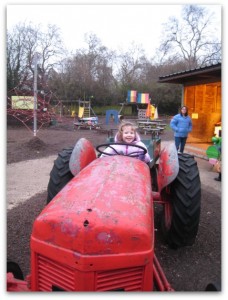 Battersea Park Children's Zoo tractor