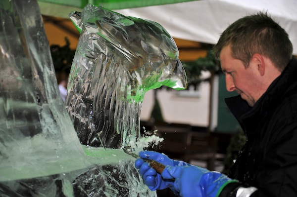 Ice Sculptures at Polesden Lacey