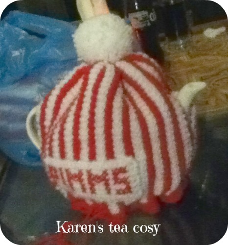 Karen's Pimm's Tea Cosy