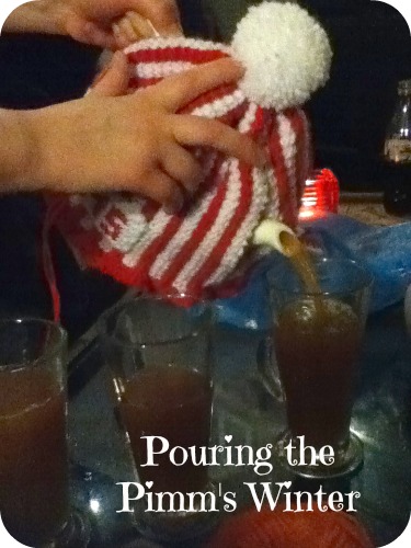 Pouring Pimm's Winter