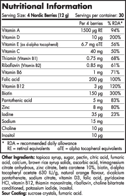 Nordic Berries Multivitamin Gummies