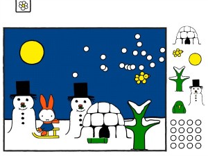 H's Miffy in the Snow Card