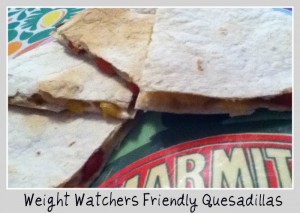 Weight Watchers Friendly Quesadillas