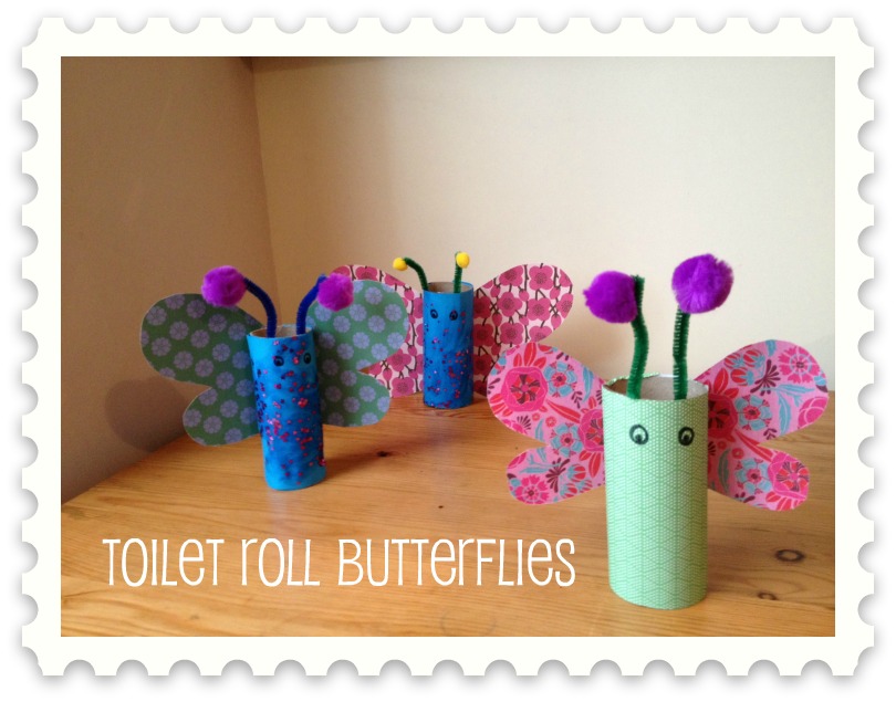 Toilet Roll Butterflies