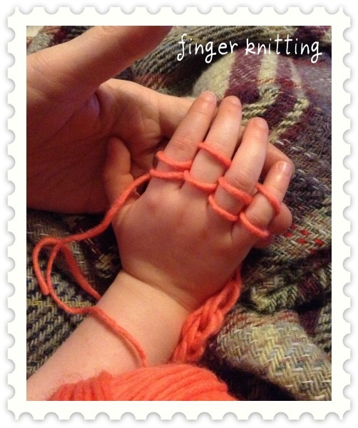 finger knitting