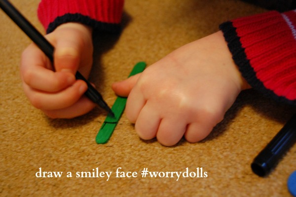 making simple worry dolls