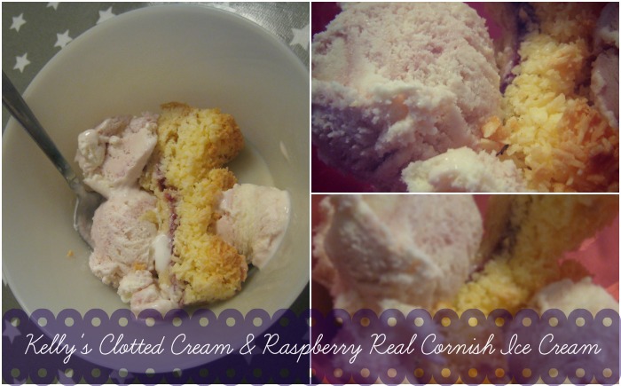 Kelly's Clotted Cream and Raspberry Real Cornish Ice Cream