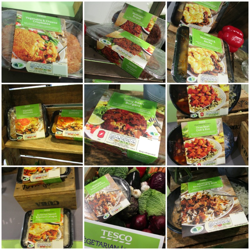 Tesco Vegetarian kitchen range 