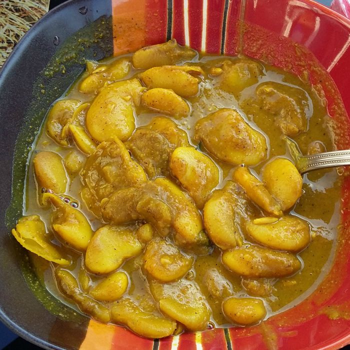 curried butter beans
