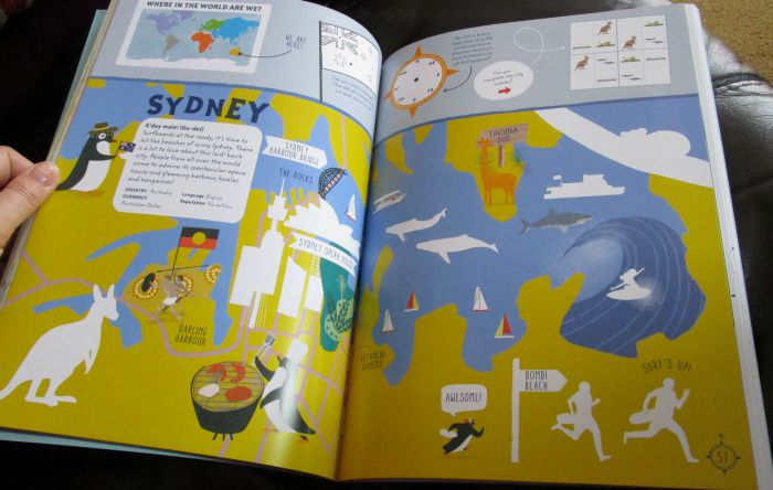 Big City Sticker Book Sydney page