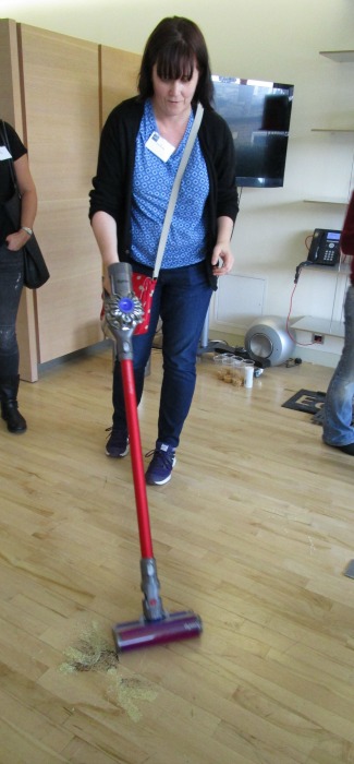 me trying a Dyson v6 out