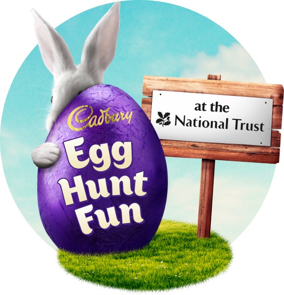 National Trust and Cadbury Easter Egg Hunts logo