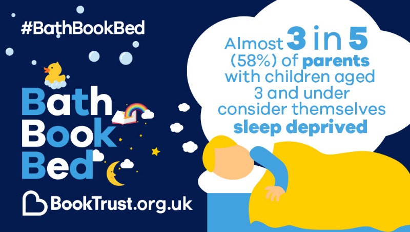 Bath Book Bed sleep deprived BookTrust