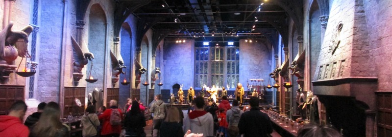 Harry Potter tour great hall