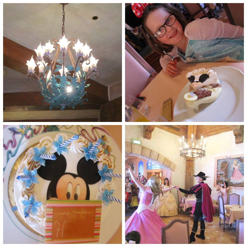 Auberge de Cendrillon dining and cake and dancing