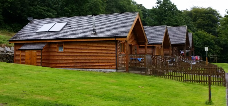 Coombe Mill Scandinavian Lodges, Coombe Mill at Christmas