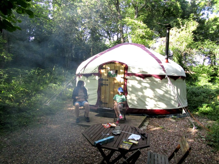 Yurt Life at Kingsdown Centre - wonderful setting!