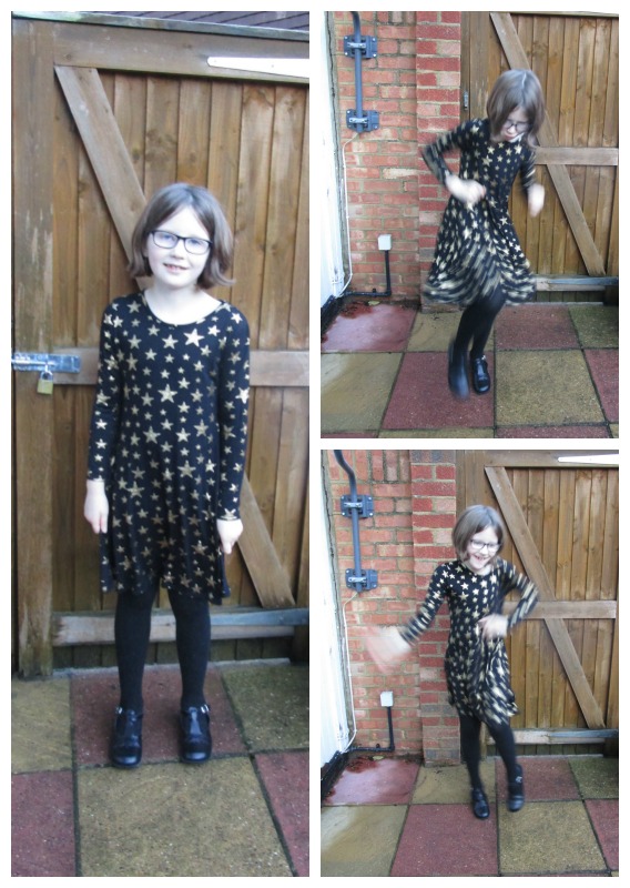 Boohoo kids star skater dress