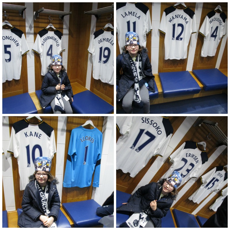 Father Christmas Stadium Tour at Tottenham home dressing room