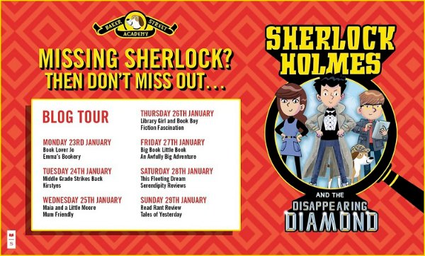 Sherlock Holmes and the Disappearing Diamond Blog Tour