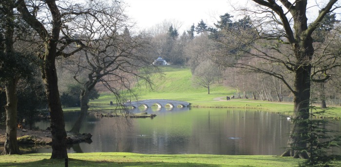 Painshill Turkish Tent and Five Arch Bridge