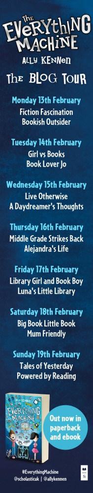 The Everything Machine blog tour banner