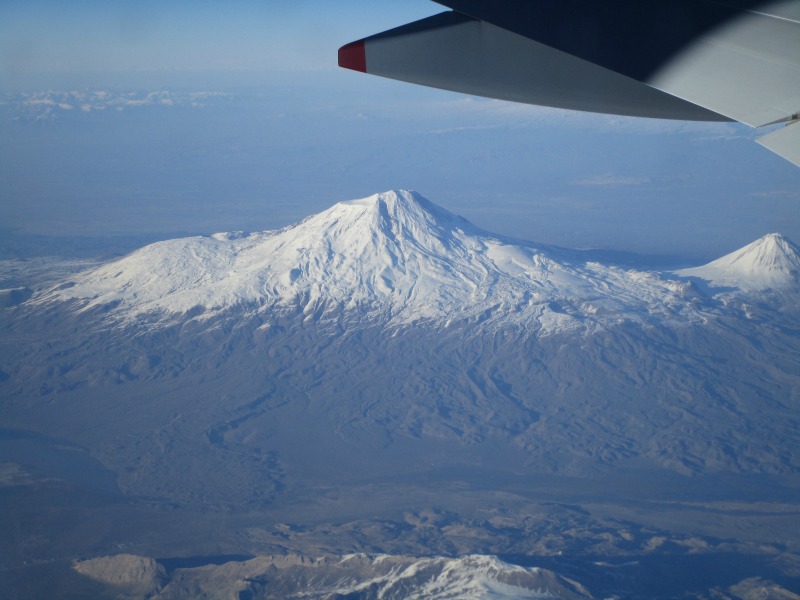 view from the plane, How to Deal with a Sick Child on a Flight