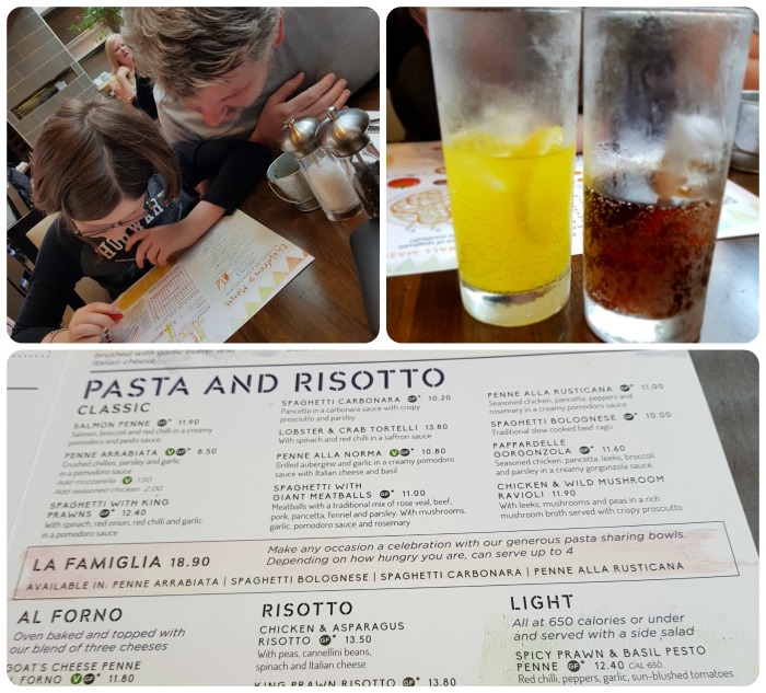 Prezzo La Famiglia meal