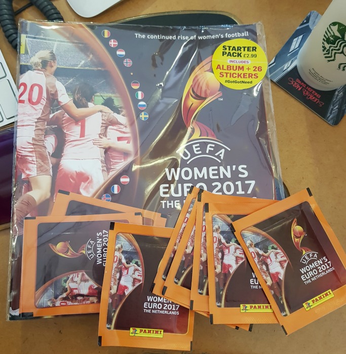UEFA Womens Euro 2017 Panini Sticker Book starter pack