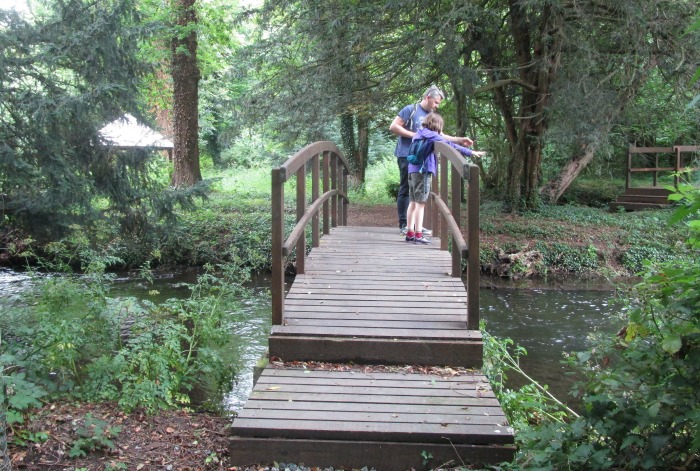 Lullingstone Castle World Garden pooh sticks