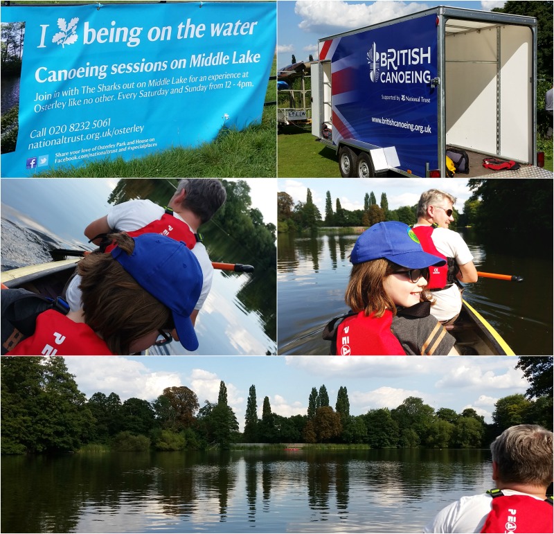 Canoeing at Osterley Park and House