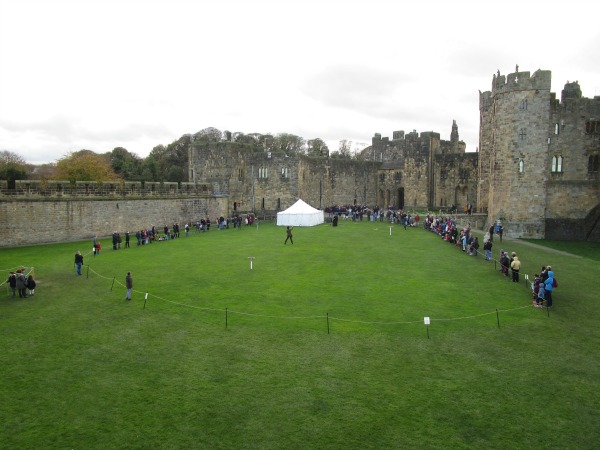 Alnwick Castle Falconry display