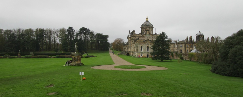 Castle Howard looking back from the hill that leads to Ray Wood