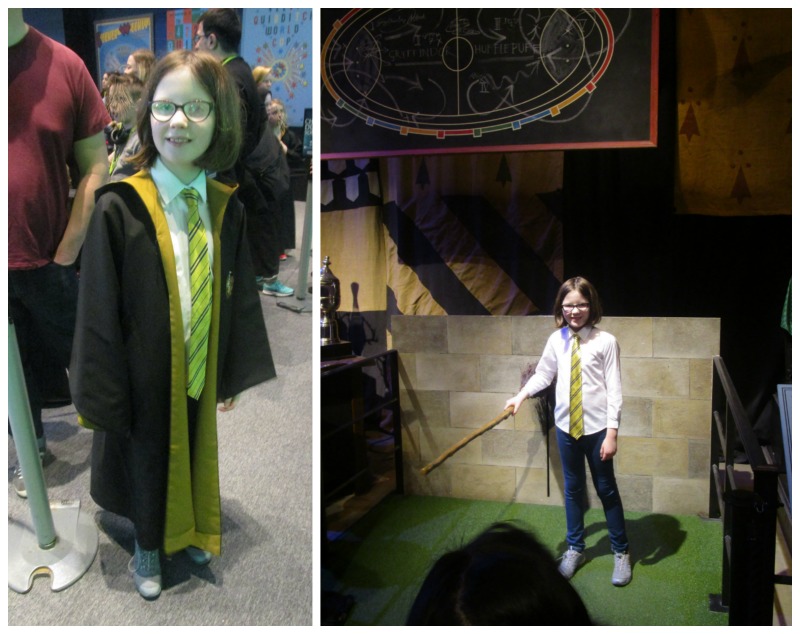 Hufflepuff in action at Warner Brothers Studio Tour