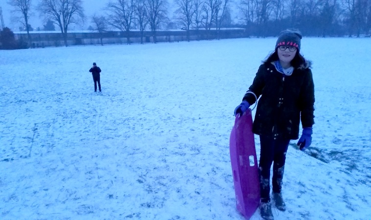 Sledging at The Wrythe, Carshalton