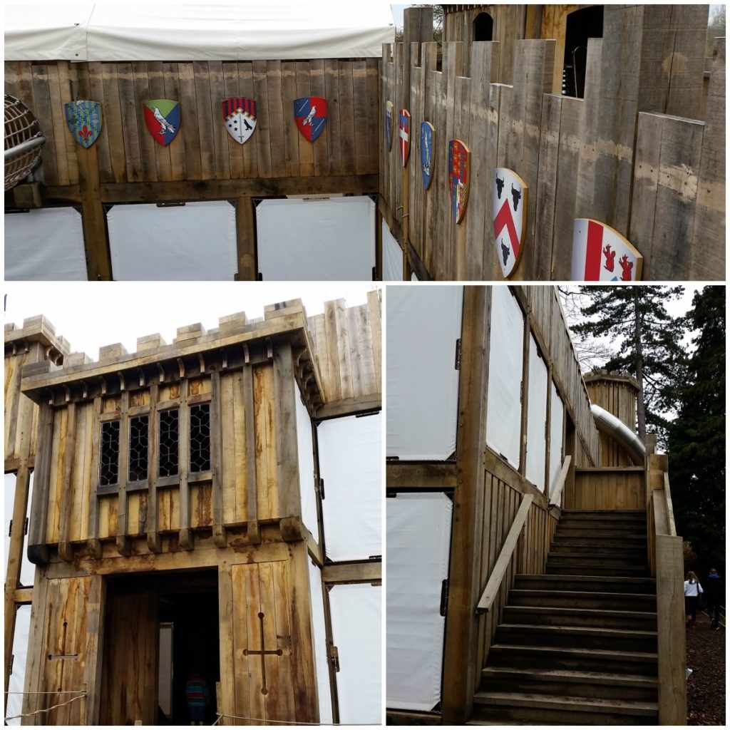 Hever Castle Tudor Towers Adventure Playground outside