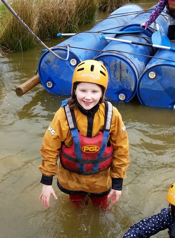 raft building at PGL Marchants Hill