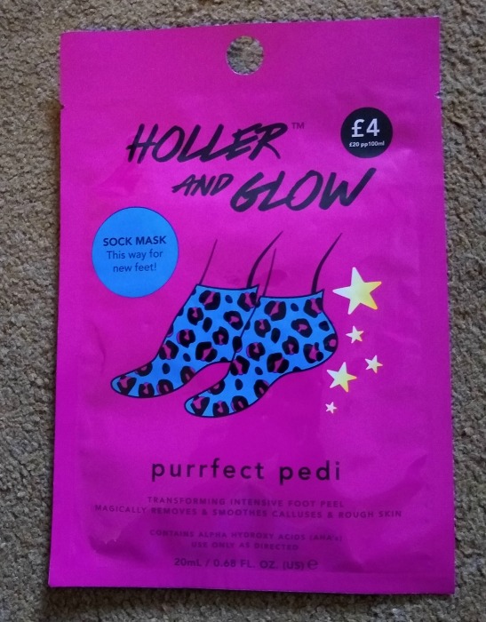 Primark foot peel Holler and Glow purrfect pedi