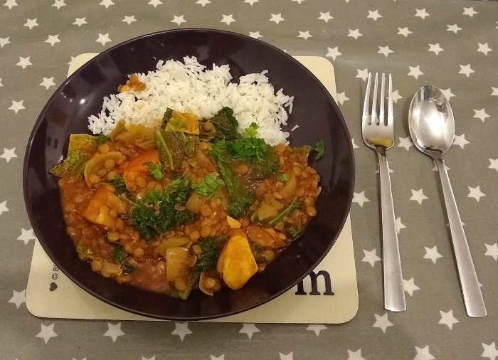 Deliciously Ella Lentil and Potato stew