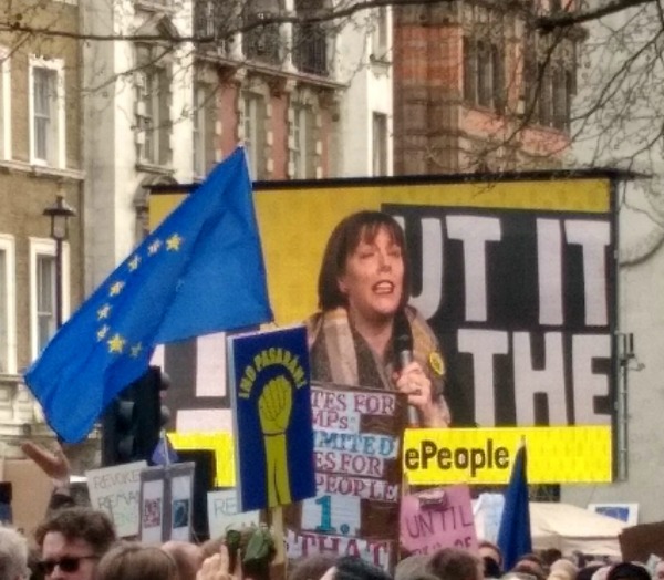 Jess Phillips Put it to the People March