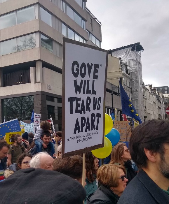 People's Vote 2019 Gove Will Tear Us Apart