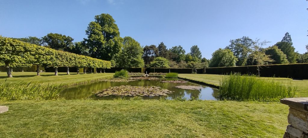 The lily pond in Rudyard Kipling's house at Bateman's